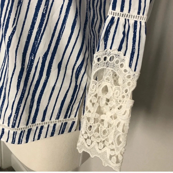 Koby Halperin Ginnie Sleeves Blouse Size Small - Picture 4 of 9